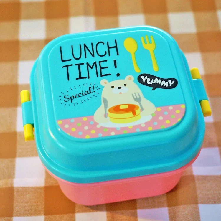 Cute Cartoon Kittyed Bento Lun - огляд і ціна Food Snacks For Kids