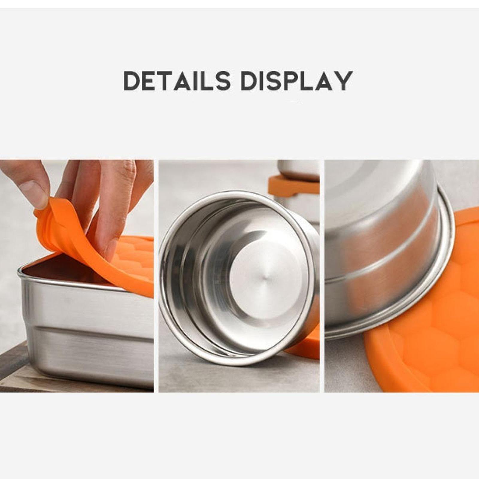 Stainless Steel Food Container - огляд і ціна Food Prep Snacks