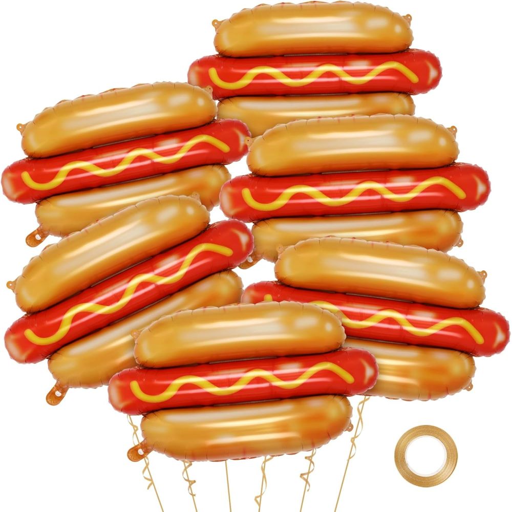 6Pcs Giant Hot Dog Balloons, F - огляд і ціна Food Giant Snacks