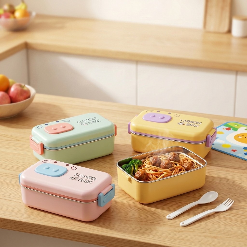 304 Stainless Steel Bento Box  - огляд і ціна Food Snacks For Kids