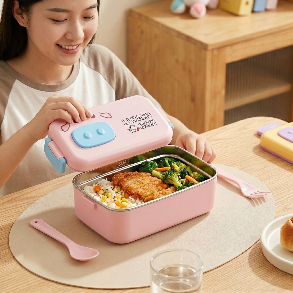 304 Stainless Steel Bento Box  - огляд і ціна Food Snacks For Kids