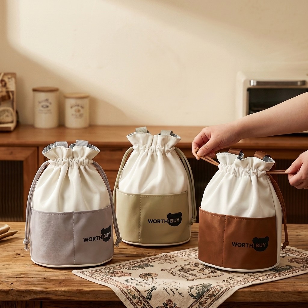 Portable Thermal Lunch Bag Dra - огляд і ціна Food Snacks For Kids