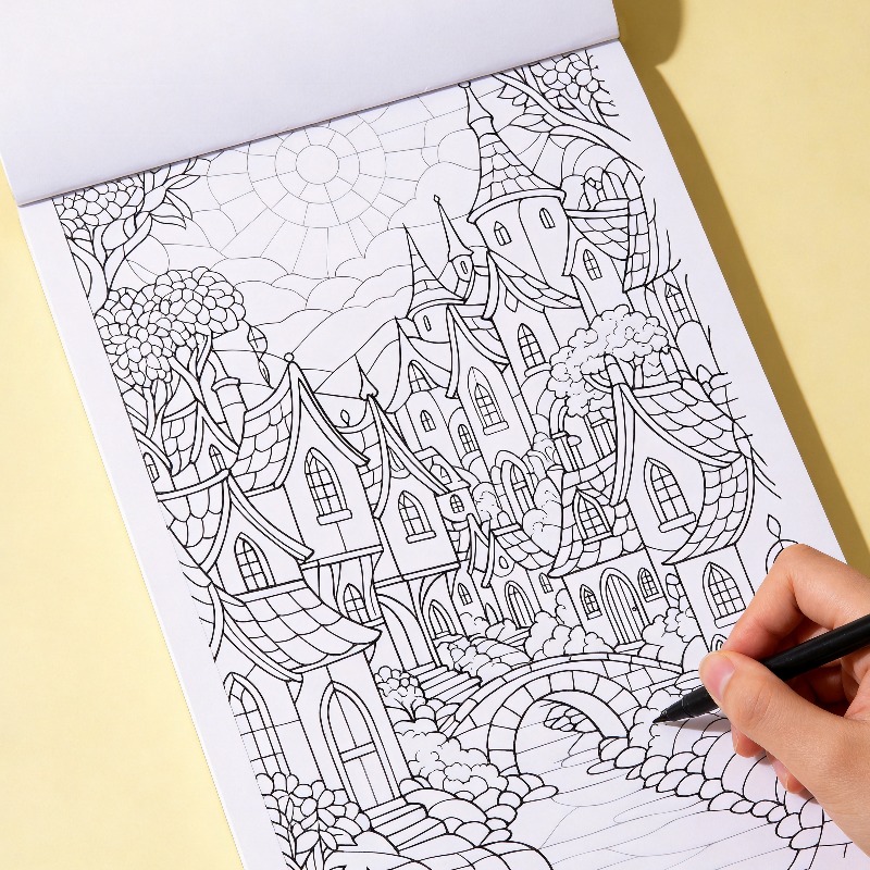 An Adult Decompression and Med - огляд і ціна Food And Snacks Coloring Book Bold And Easy