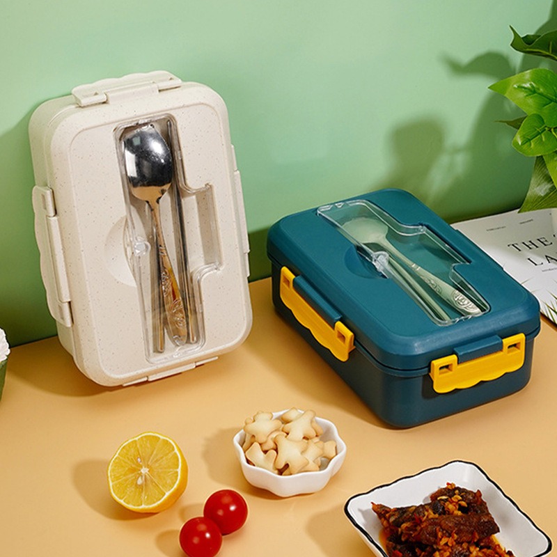 3 Grid Heated Bento Lunch Box  - огляд і ціна Food Snacks For Kids