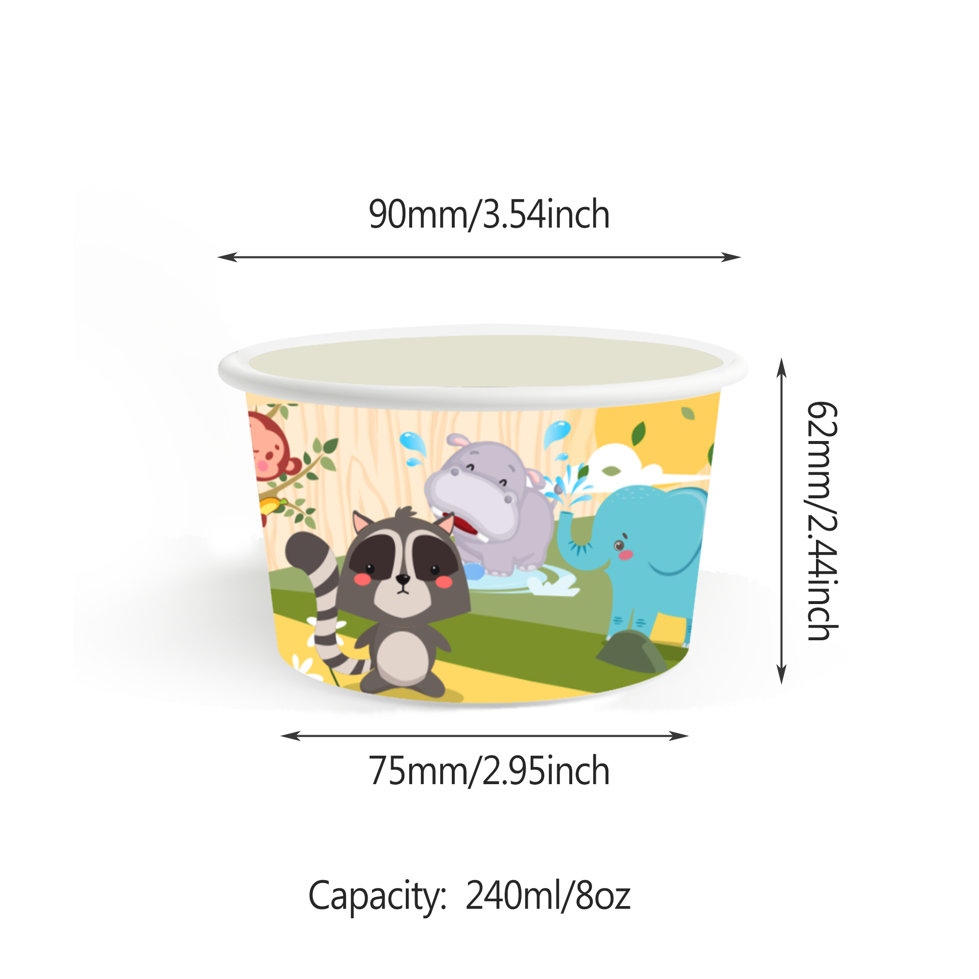 8/12/24/32Pcs Jungle Animal Ic - огляд і ціна Food Snacks For Kids