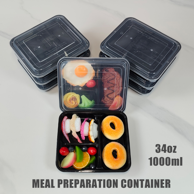 3-Compartment 34 Oz/1000 Ml, 1 - огляд і ціна Food Prep Snacks